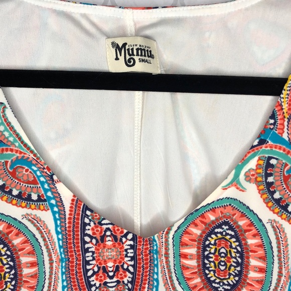 Show me your Mumu Kylie Mini Dress Paisley S - Picture 4 of 8